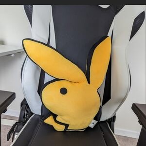 Yellow Bunny Plush Pillow